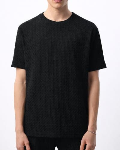 T-shirt Oversized Plan Black